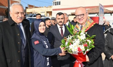 CUMHUR'UN ADAYI BAŞKAN ERGÜN’E GÖLMARMARA'DA COŞKULU KARŞILAMA