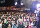 AKHİSAR BELEDİYE BAŞKAN ADAYI ÖMER İŞÇİ'NİN MİTİNGİNE EFENDİ MAHALLESİNDE YOĞUN İLGİ.