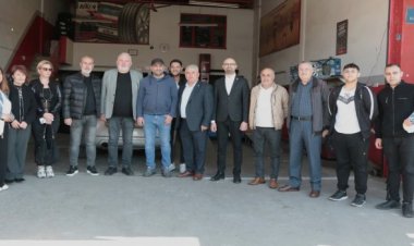 İYİ Parti Akhisar Belediye Başkan Adayı Hüseyin Ali Doğan, Sanayi Esnafıyla Buluştu