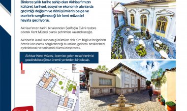 ŞERİFOĞLU EVİ “KENT MÜZESİ” OLACAK