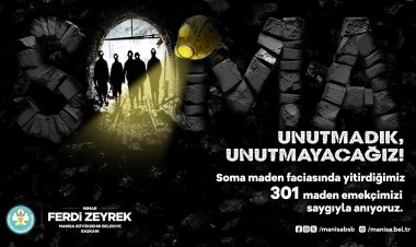 Başkan Ferdi Zeyrek, “Maden emekçilerimizi asla unutmayacağız”