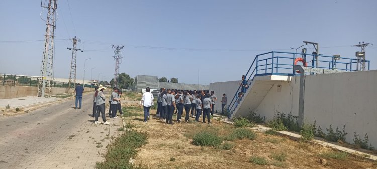 Ortaokul Öğrencileri Alaşehir Atıksu Arıtma Tesisi’ni Gezdi