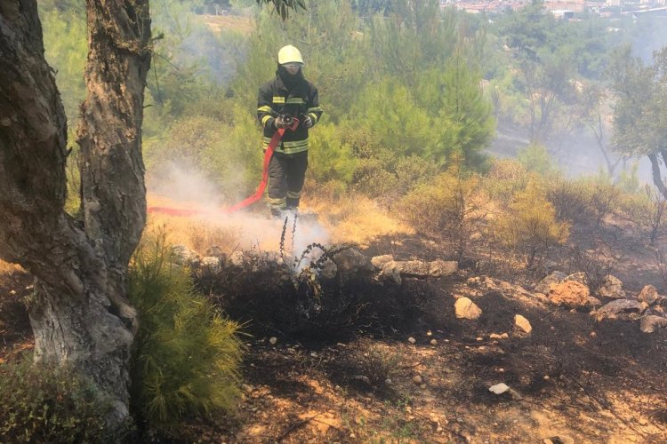 Korkutan yangınlara Büyükşehir’den kısa sürede müdahale