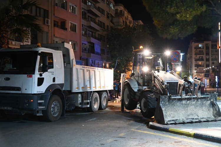 MASKİ Ekipleri Gece Boyunca Çalışarak Arızayı Giderdi