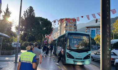 Trafik yoğunluğu denetlendi ek seferler düzenlendi
