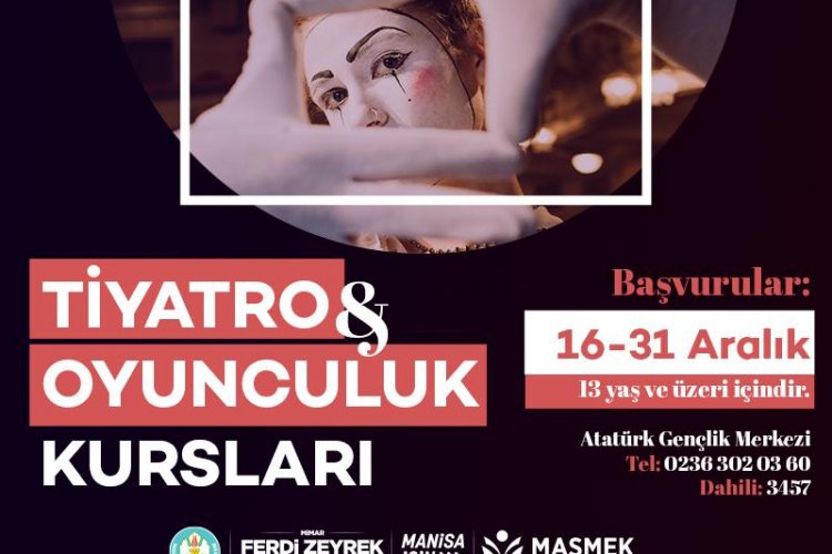 REVİZE& MASMEK Tiyatro Kursları İçin Başvurular Başlıyor