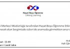 AKHİSAR HALK EĞİTİMİ MERKEZİ MÜDÜRLÜĞÜ  HAYAT BOYU ÖĞRENME HAFTASI SERGİ AÇILIŞI
