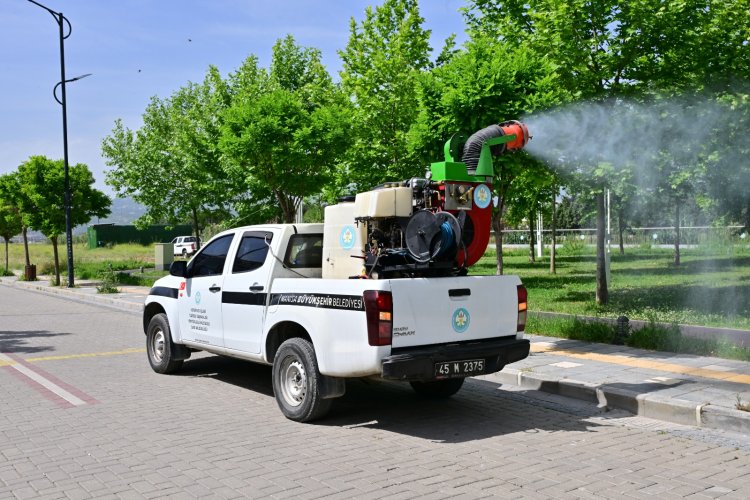 Büyükşehir, haşereyle mücadeleye aralıksız devam ediyor