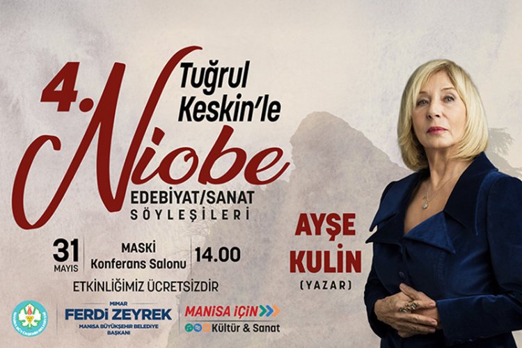 Niobe Edebiyat Söyleşileri Ayşe Kulin’i Ağırlayacak