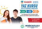 MABEM ve Online Dershane Yaz Kurslarına Başvurular Devam Ediyor