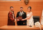 BAŞKAN EKREM KAYSERİLİ İLK NİKAHINI KIYDI