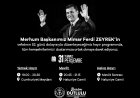 Büyükşehir Belediyesi’nden Merhum Başkan Ferdi Zeyrek için Anma Programı