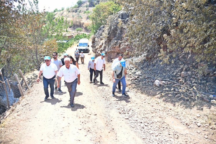 Yuntdağı’nda 17 kilometrelik yol yenileniyor