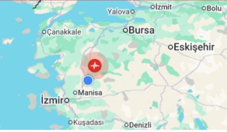 Balıkesir Merkezli 6.1 Büyüklüğünde Deprem Manisa'da şiddetli hissedildi.