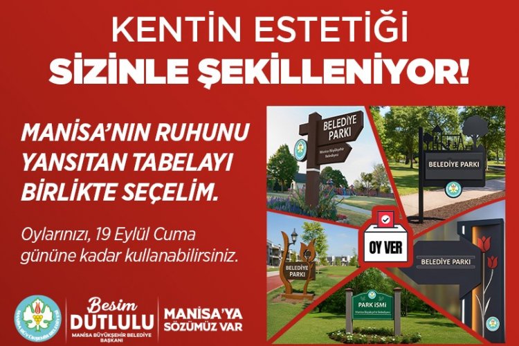 Manisa’nın Tabelalarına Halk Karar Verecek