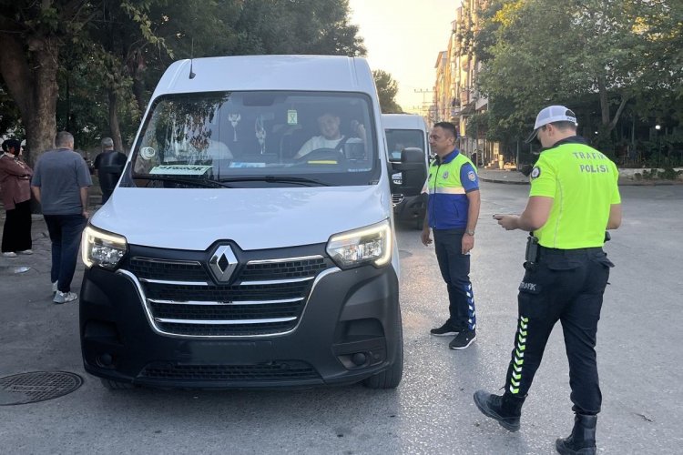 Büyükşehir’den Servis Araçlarına Sıkı Denetim