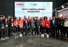 Başkan Besim Dutlulu ve Kadın Voleybol Takımından Vestel’e Ziyaret