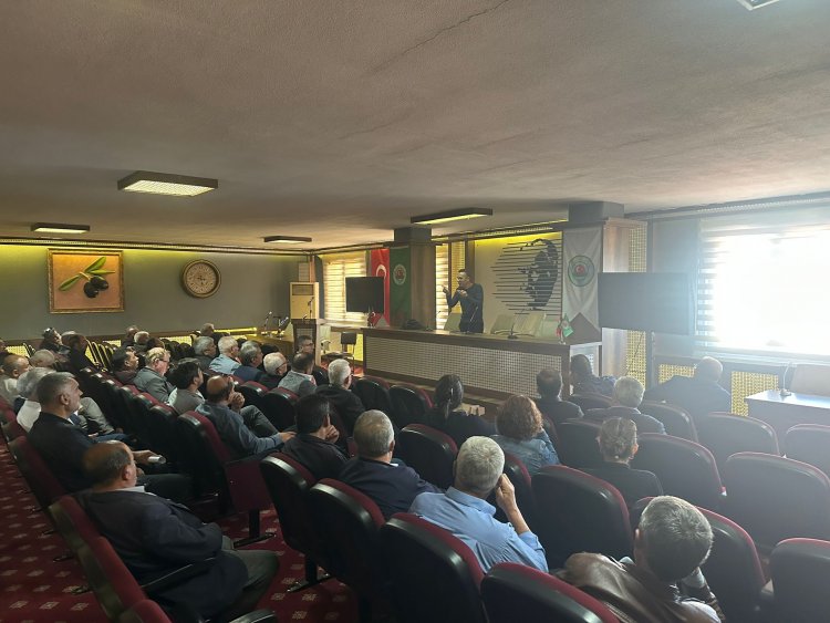 İlçe Tarım Müdürlüğü Tarım Sayımı İçin Muhtarlarla Toplantı Yaptı