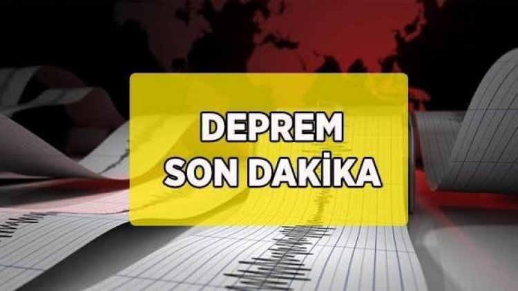 Balıkesir Sındırgı da 6.1 Büyüklüğünde Deprem