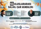Salihli Şiir İkindileri 52’nci Kez Sanatseverlerle Buluşuyor