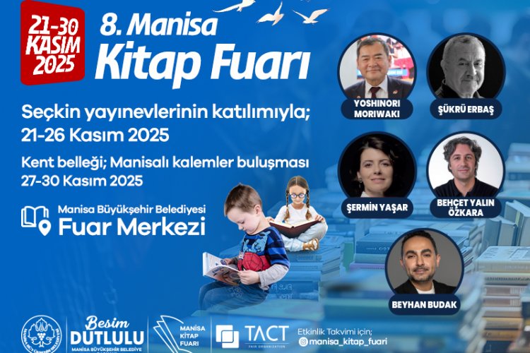 8. Manisa Kitap Fuarı Başlıyor