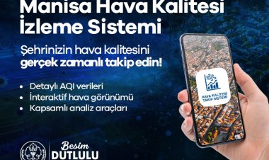 Manisa'nın Nefesi Artık Akıllı Sistemle Anlık İzleniyor!