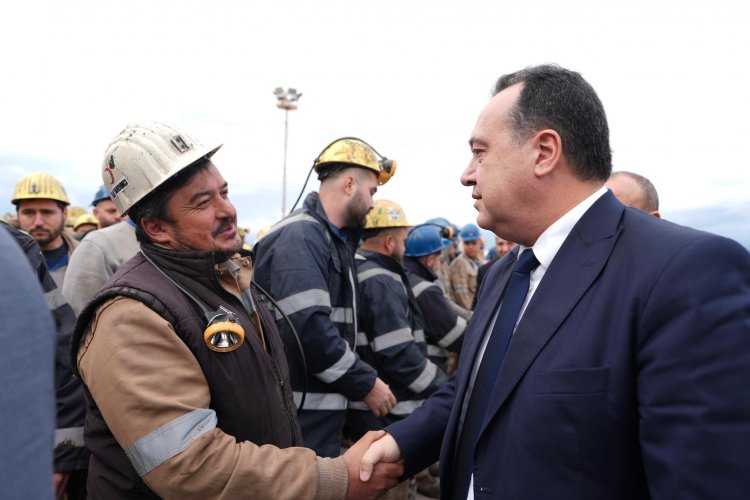 Başkan Dutlulu Soma’da Maden Emekçileriyle Buluştu