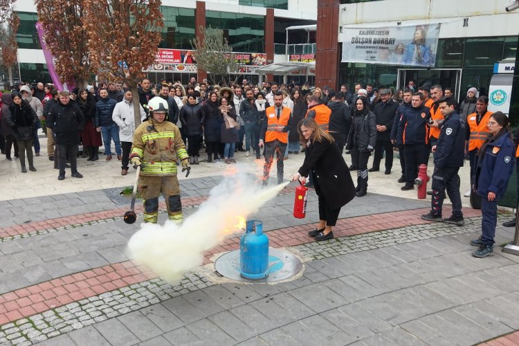 MASKİ’de Yangın Tatbikatı