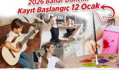 ÇKSM’lerde 2026 Bahar Dönemi Kayıtları Başladı