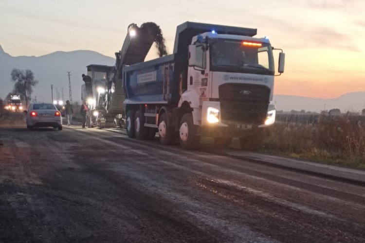 Manisa Büyükşehir Belediyesi, Yollarda Konforu Artırıyor