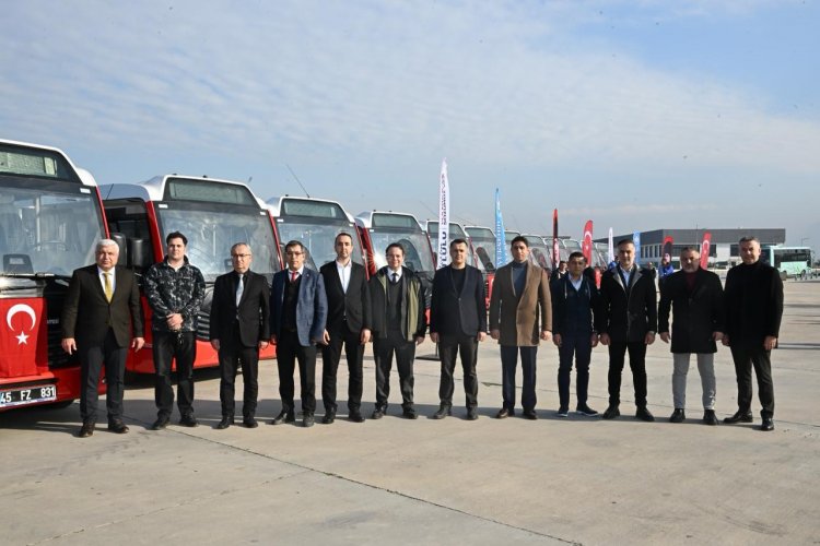 Manisa’da Toplu Taşımaya 12 Yeni Araç