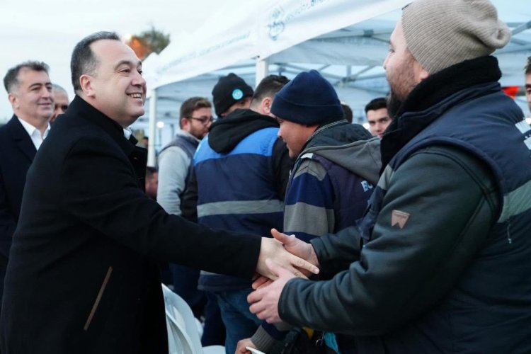 Başkan Dutlulu’dan Saha Personeline İftar Sofrasında Teşekkür ve Müjde