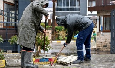 Büyükşehir ve MASKİ Ekipleri Yağışa Karşı Teyakkuzda
