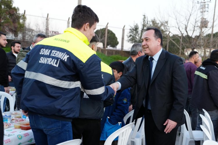 Büyükşehir’den Soma Termik Santrali İşçilerine Anlamlı İftar Başkan Dutlulu, “Her Zaman Yanınızdayız”