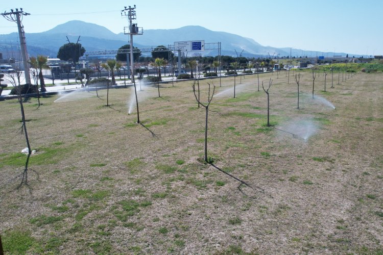 Manisa’da Yeşil Alanlarda Akıllı Sulama Dönemi Başladı
