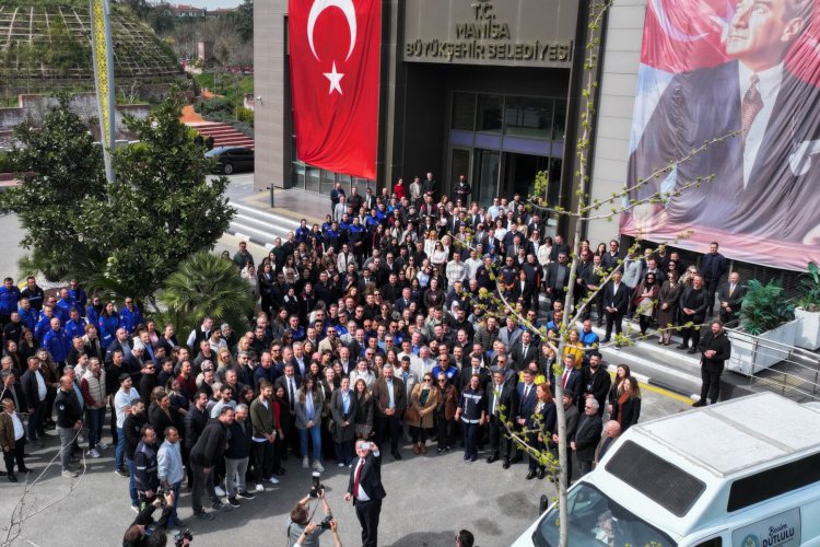 Başkan Dutlulu, Büyükşehir ve MASKİ Personeliyle Bayramlaştı