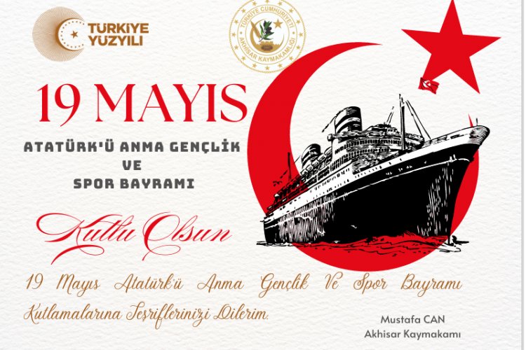 19 MAYIS 2026 ATATÜRK'Ü ANMA GENÇLİK VE SPOR BAYRAMI , GENÇLİK HAFTASI PROGRAMI