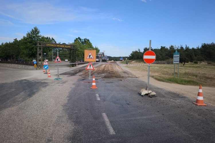 Büyüksümbüller&Ortaköy Yolunda Sıcak Asfalt Mesaisi:  18 Mayıs’a Kadar Kapalı