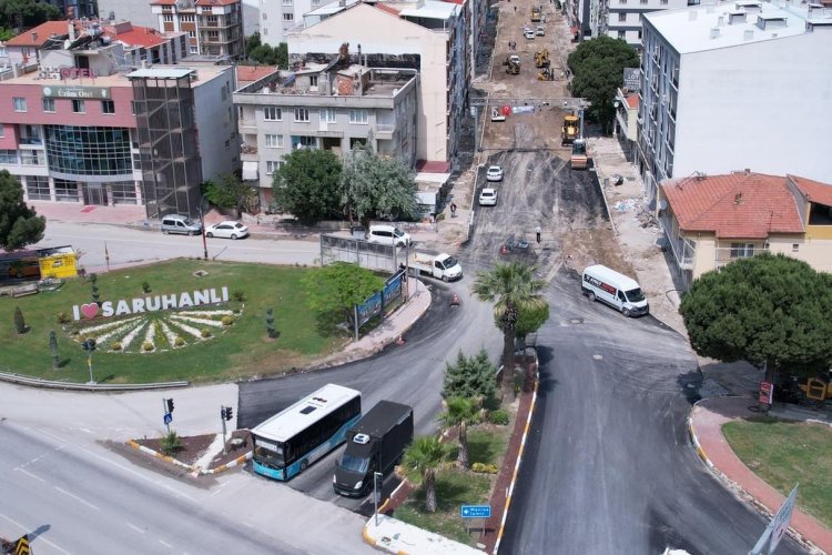 Saruhanlı 7 Eylül Caddesi Modern Yüzüne Kavuşuyor