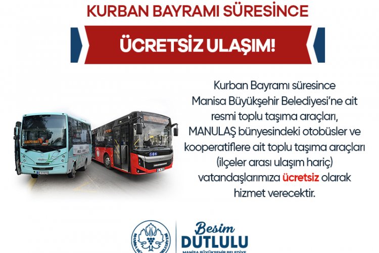 Büyükşehir’den Bayramda Ulaşım Hizmeti