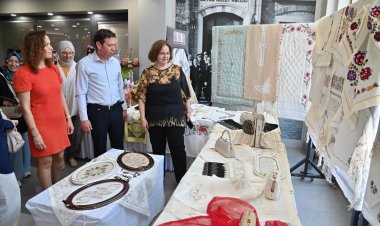 MASMEK Kursiyerlerinin El Emeği Göz Nuru Eserleri ‘Bahar Sergisi’nde Buluştu