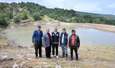 Çiftçinin Sulama Endişesi Sona Erdi: Gölet Sezona Yetiştirildi