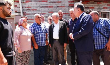 Başkan Dutlulu,Selden Etkilenen Vatandaşları Ziyaret Etti