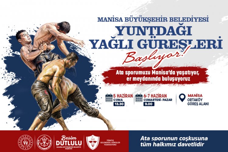 Manisa, Yuntdağı Yağlı Güreşleri’nde Pehlivanları Ağırlayacak