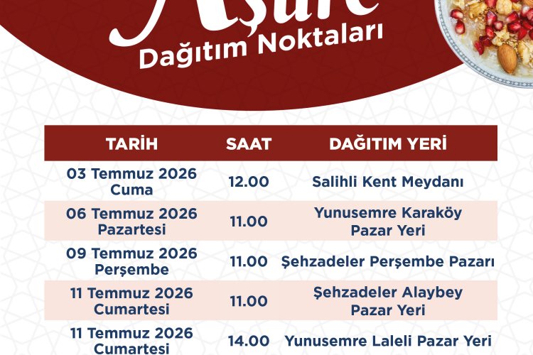 ManisaBüyükşehir’den 18 Bin 500 Kişilik Aşure İkramı