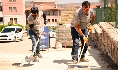 AkgedikMahallesi’nde Üstyapı Çalışmaları Hız Kesmeden Devam Ediyor
