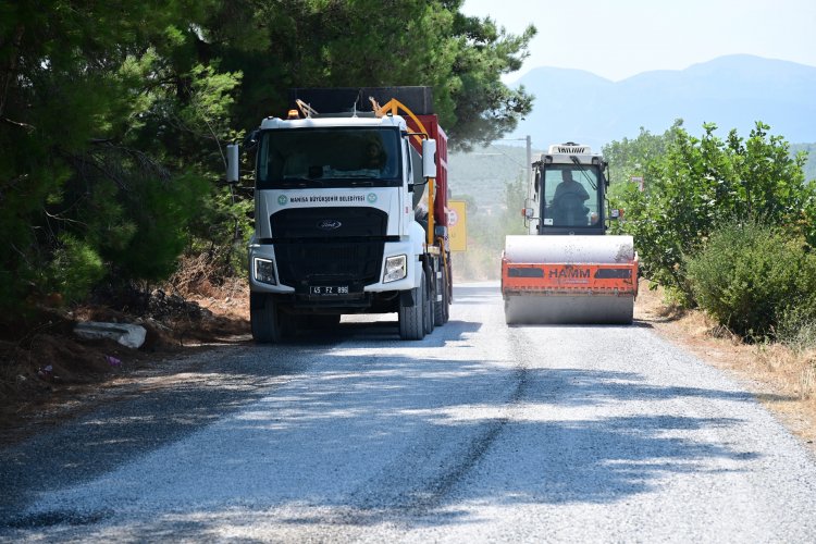 Soma’da Mahalle Yollarına İkinci Kat Asfalt