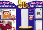 Evşen AVM’de büyük fırsat! 50 üründe yüzde 50 indirim!