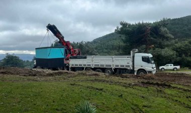Kurtulmuş Mahallesine Yeni Prefabrik İçme Suyu Deposu