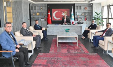 Rektör Kibar’dan Başkan Zeyrek’e Hayırlı Olsun Ziyareti
